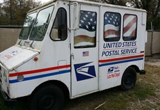 Our OWN Little Postal truck!